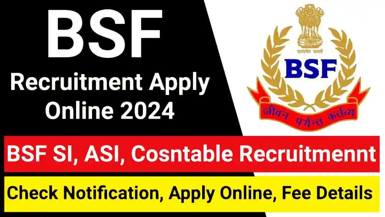 BSF HC and ASI Recruitment 2024