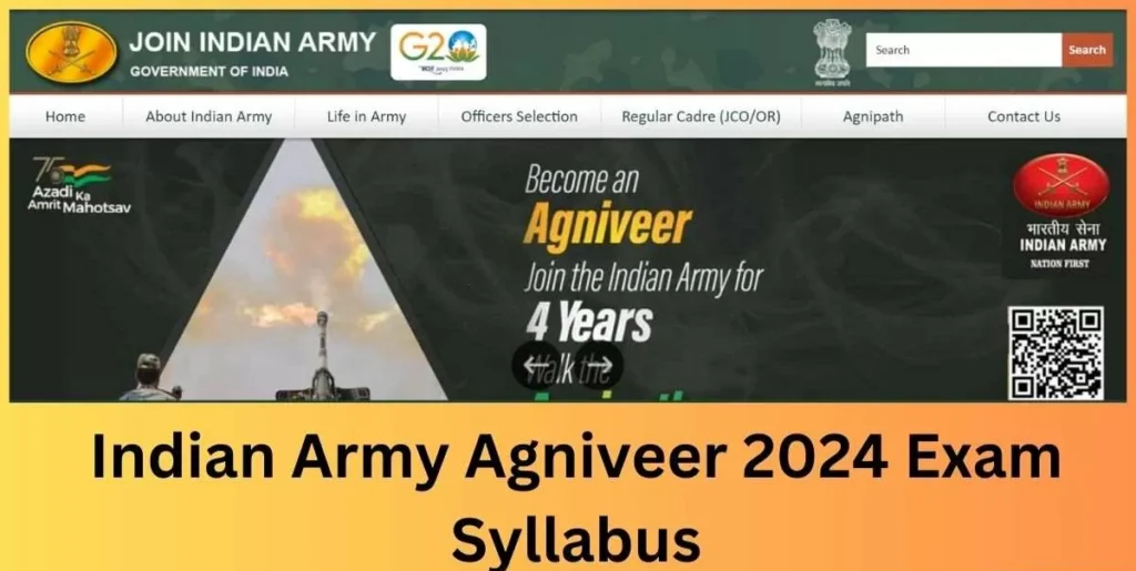 Indian Army Agniveer Syllabus 2024