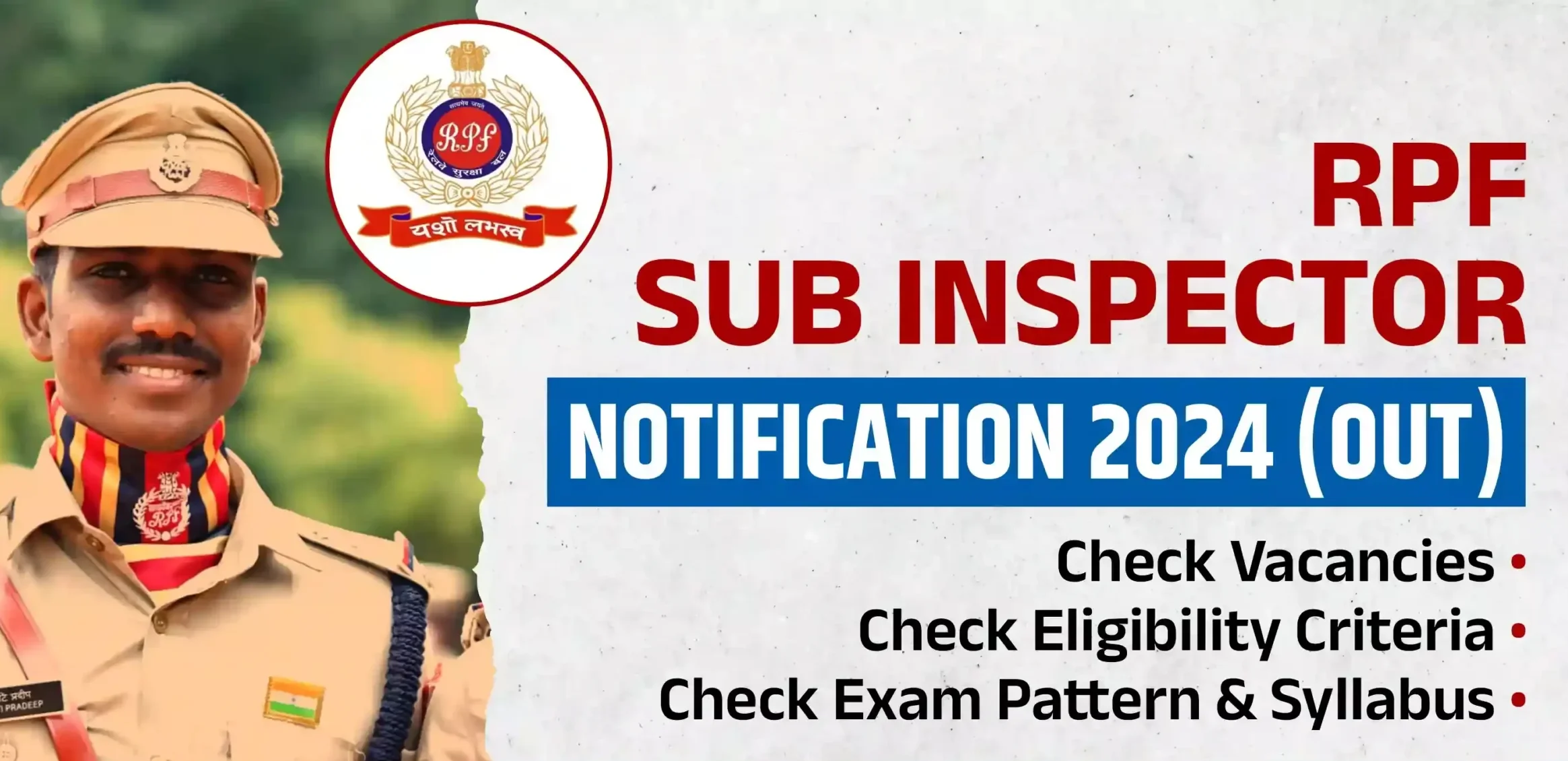 RPF SI 2024 Notification