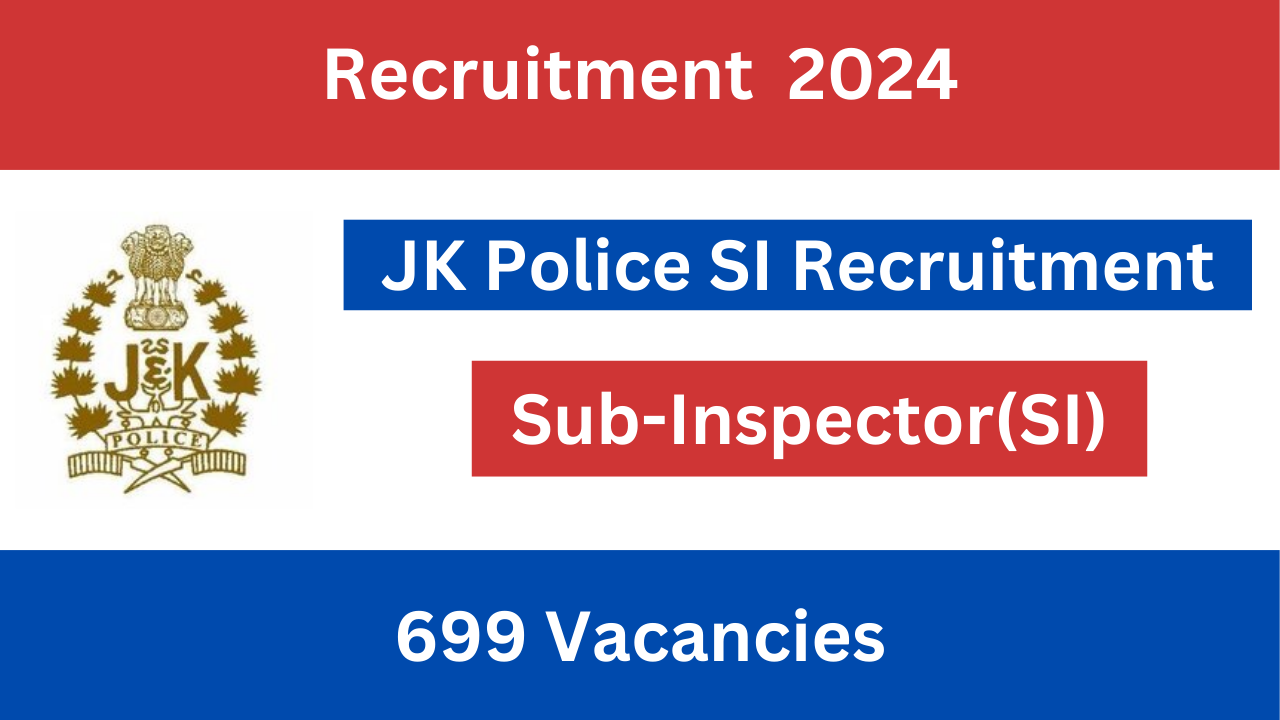 JK Police SI Recruitment 2024