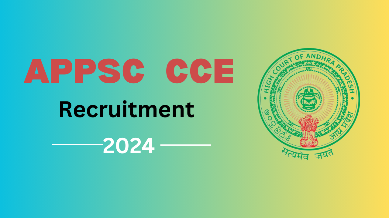 APPSC CCE Recruitment 2024