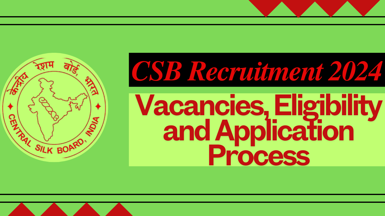 CSB Recruitment 2024