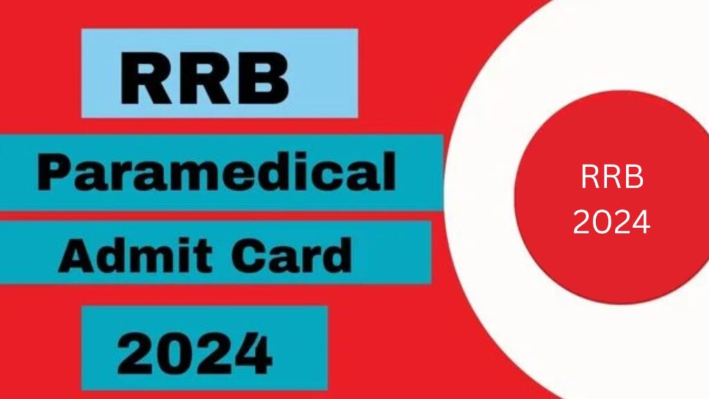 RRB Paramedical Recruitment 2024