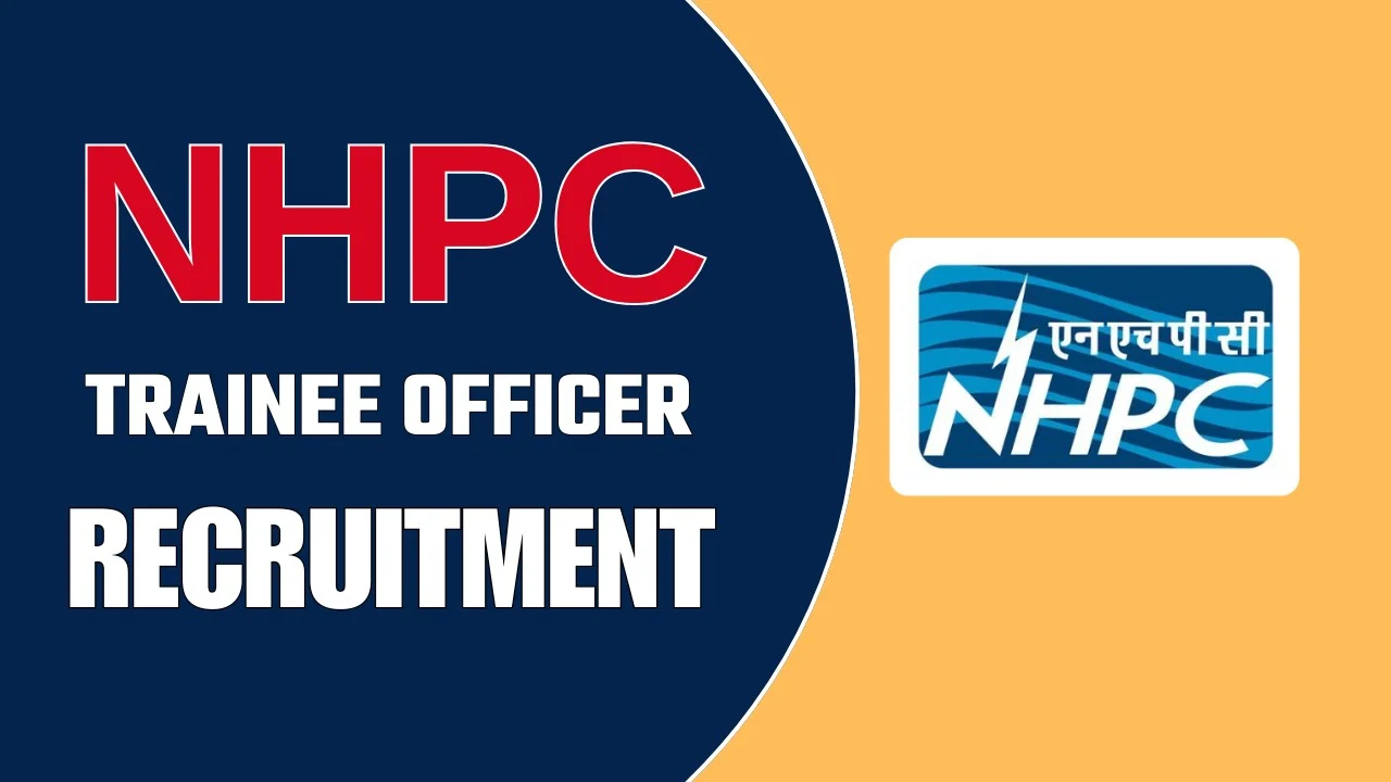 NHPC Trainee Officer Recruitment 2024