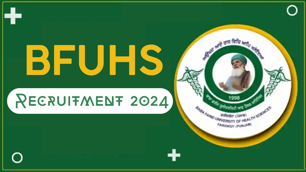 BFUHS Recruitment 2024