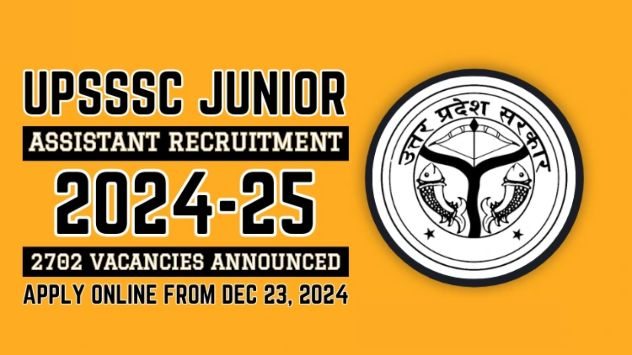 UPSSSC Upcoming Junior Assistant Exam 2024-25