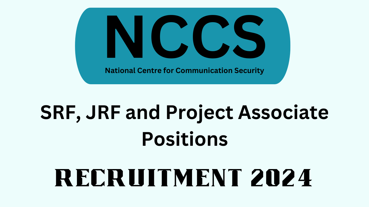 NCCS Recruitment 2024