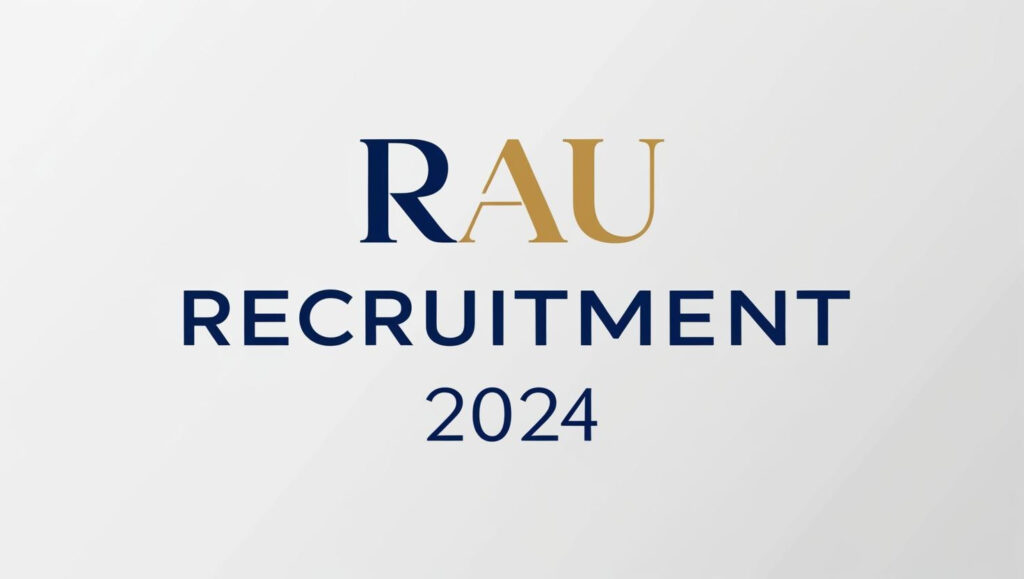 RAU Recruitment 2024