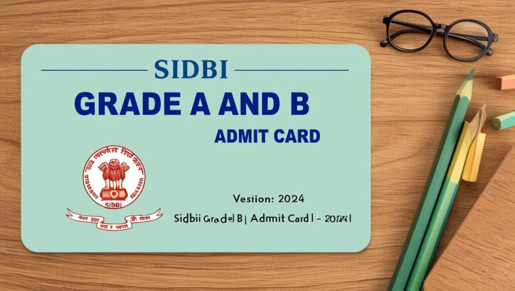 SIDBI Grade A, B Admit Card 2024