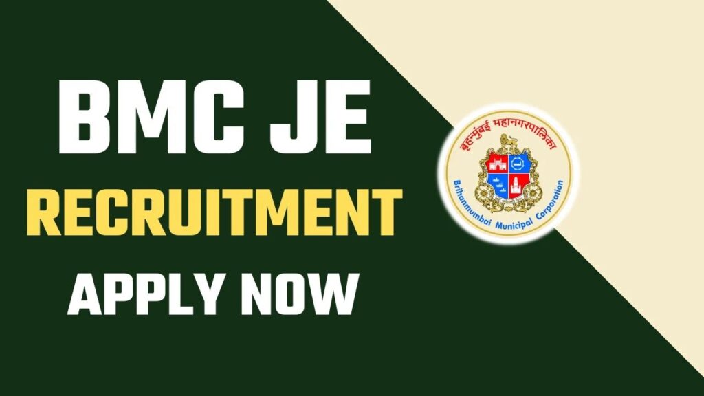 BMC JE Recruitment 2024