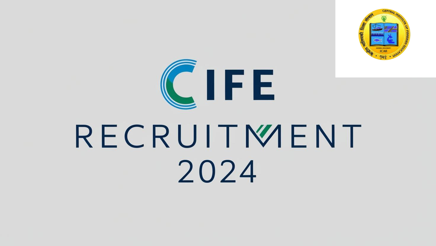 CIFE Recruitment 2024