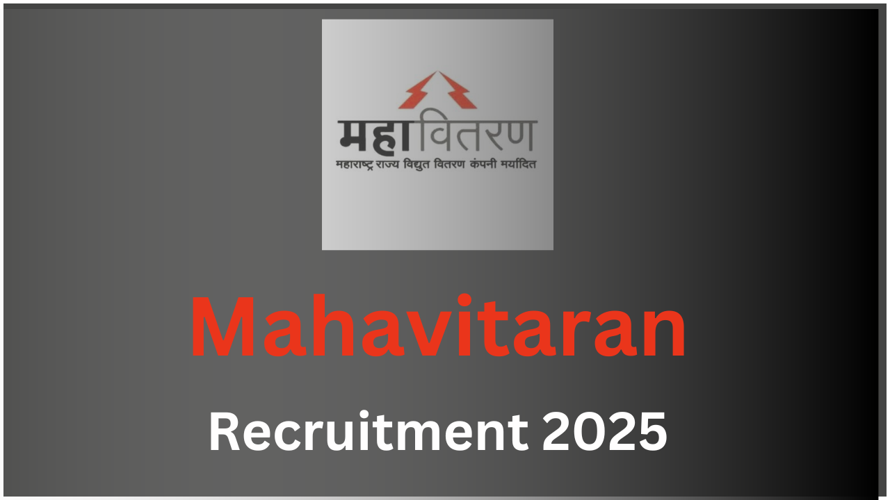 Mahavitaran Recruitment 2025 