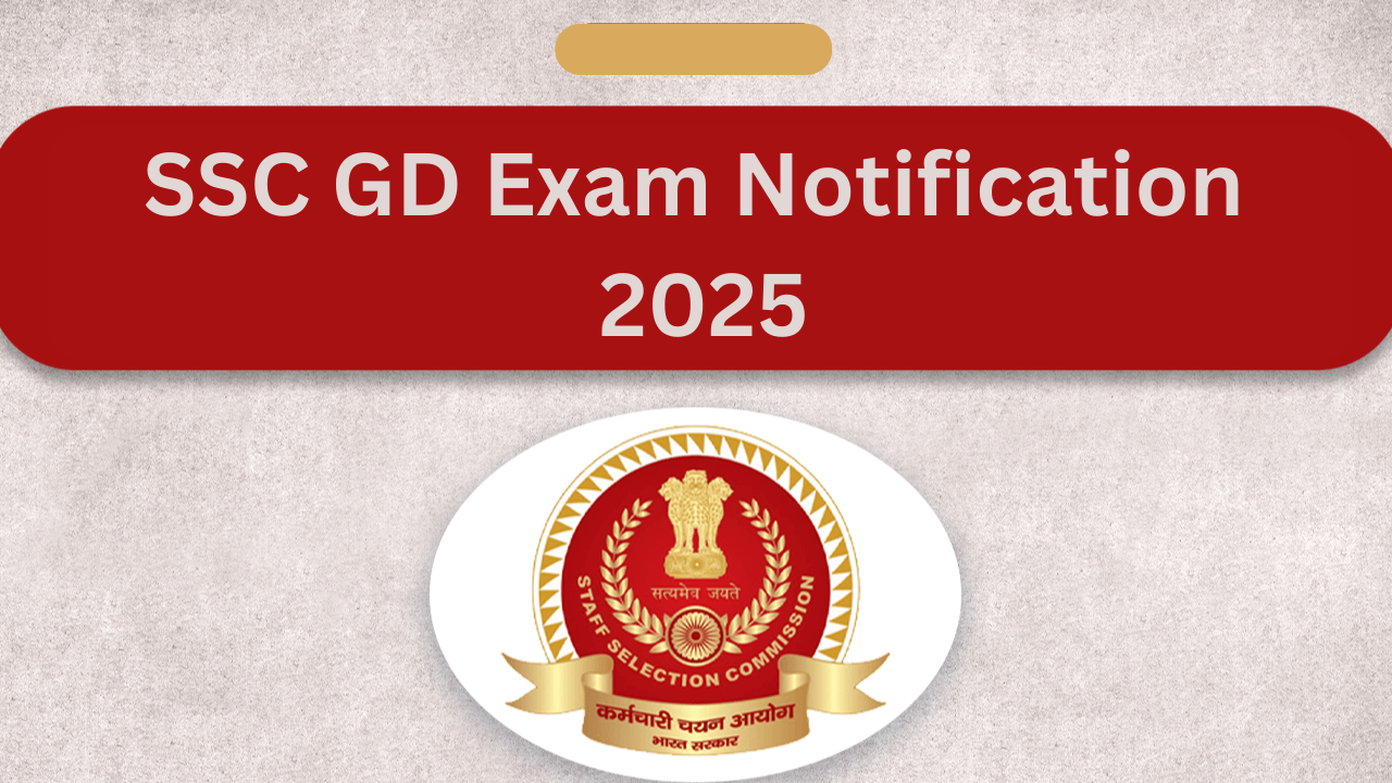 SSC GD Exam Notification 2025