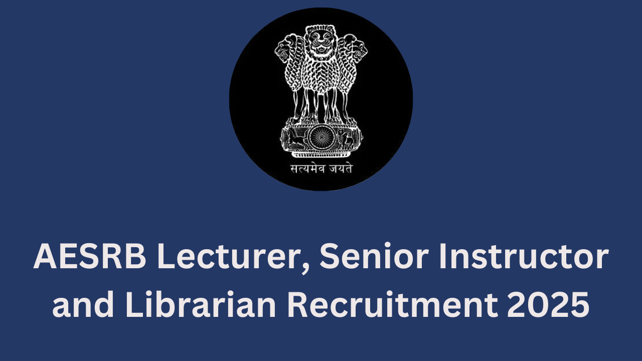 AESRB Lecturer, Senior Instructor and Librarian Recruitment 2025