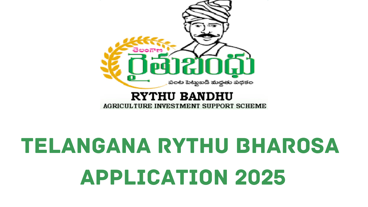 Telangana Rythu Bharosa Application 2025