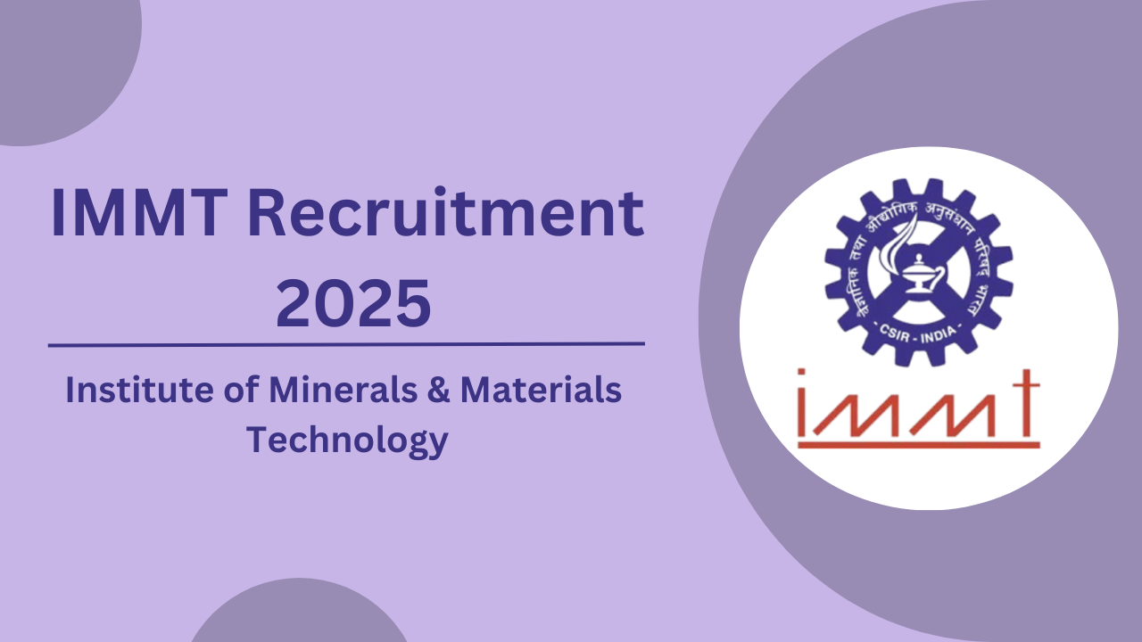 IMMT Recruitment 2025