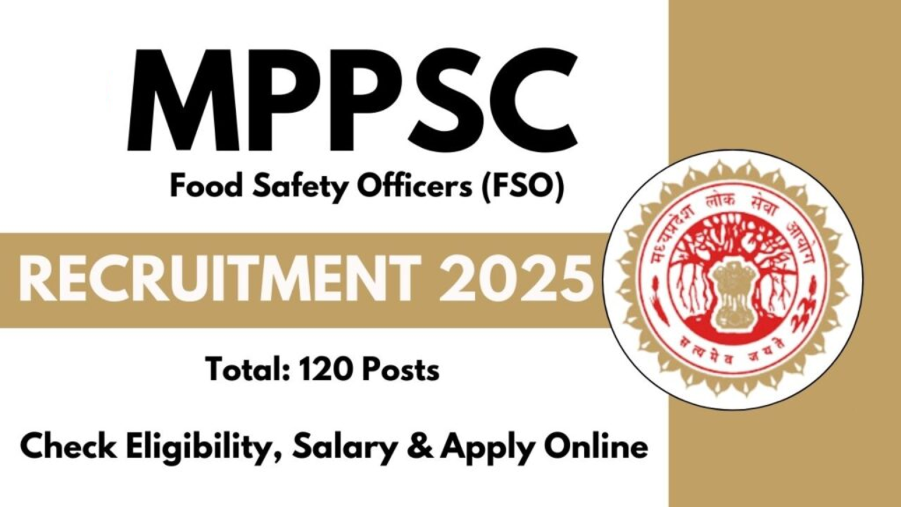 MPPSC FSO Recruitment 2025