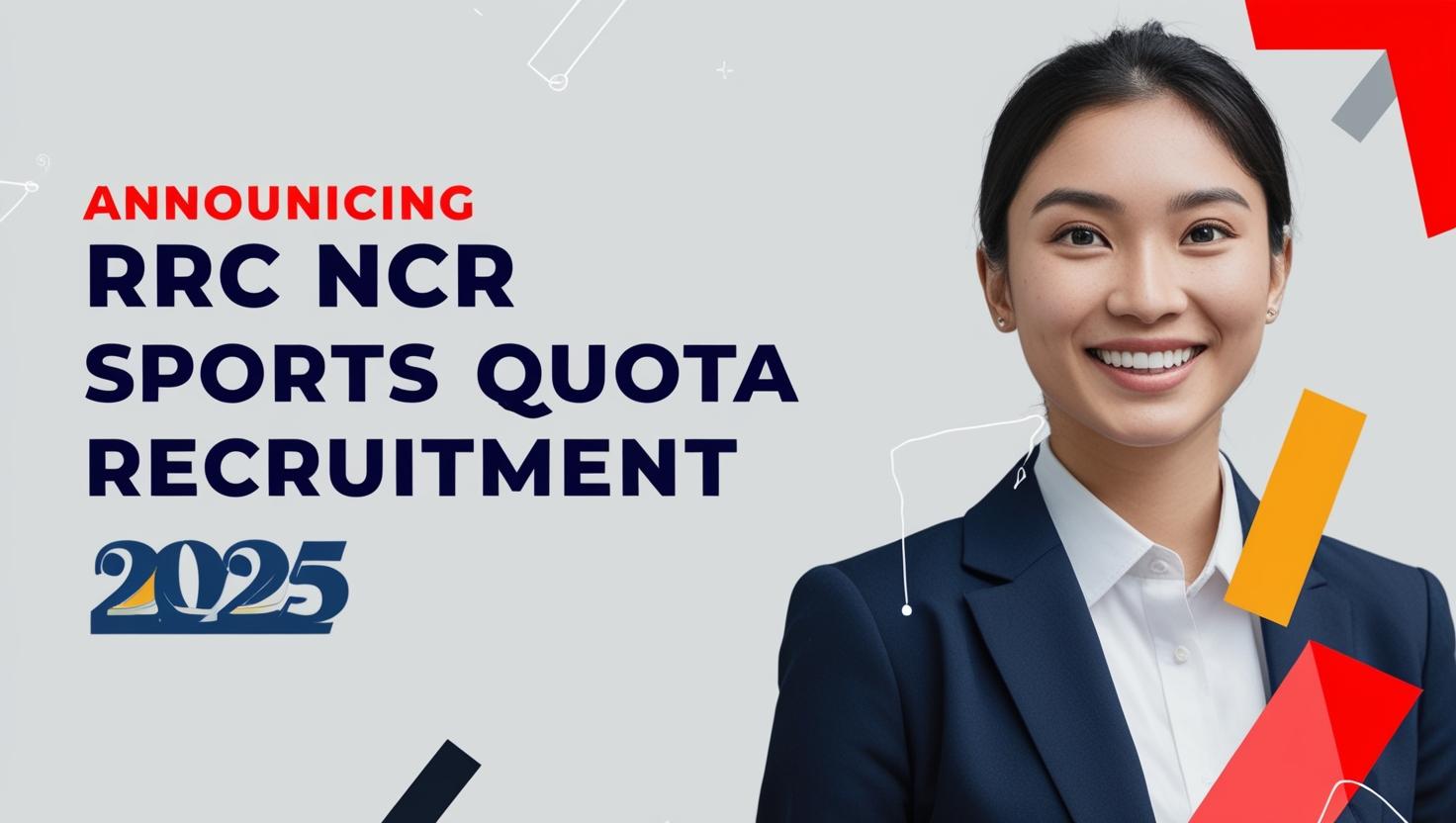 RRC NCR Sports Quota Recruitment 2025