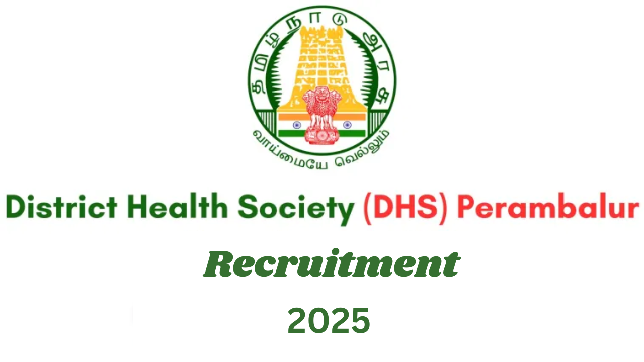 DHS Perambalur Recruitment 2025