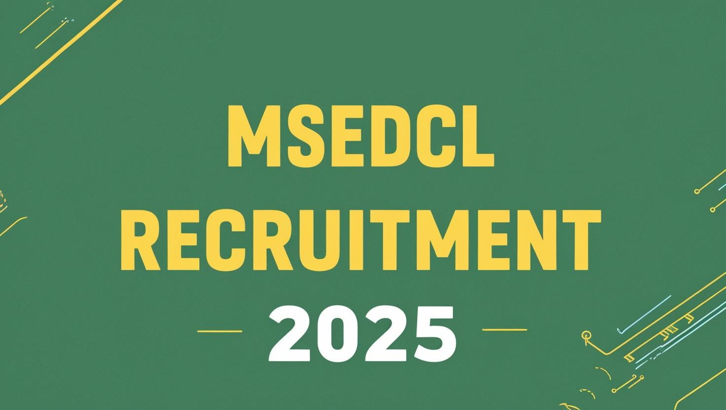 MSEDCL Recruitment 2025